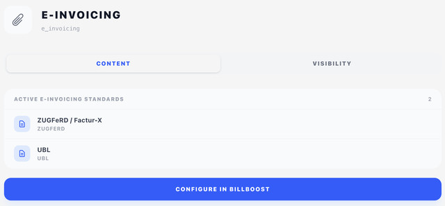 Components - E-Invoicing