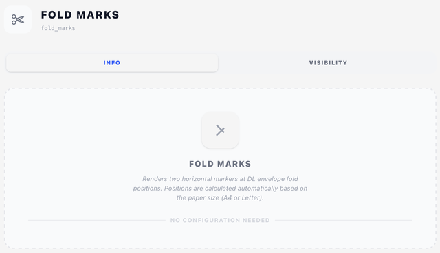 Components - Fold Marks
