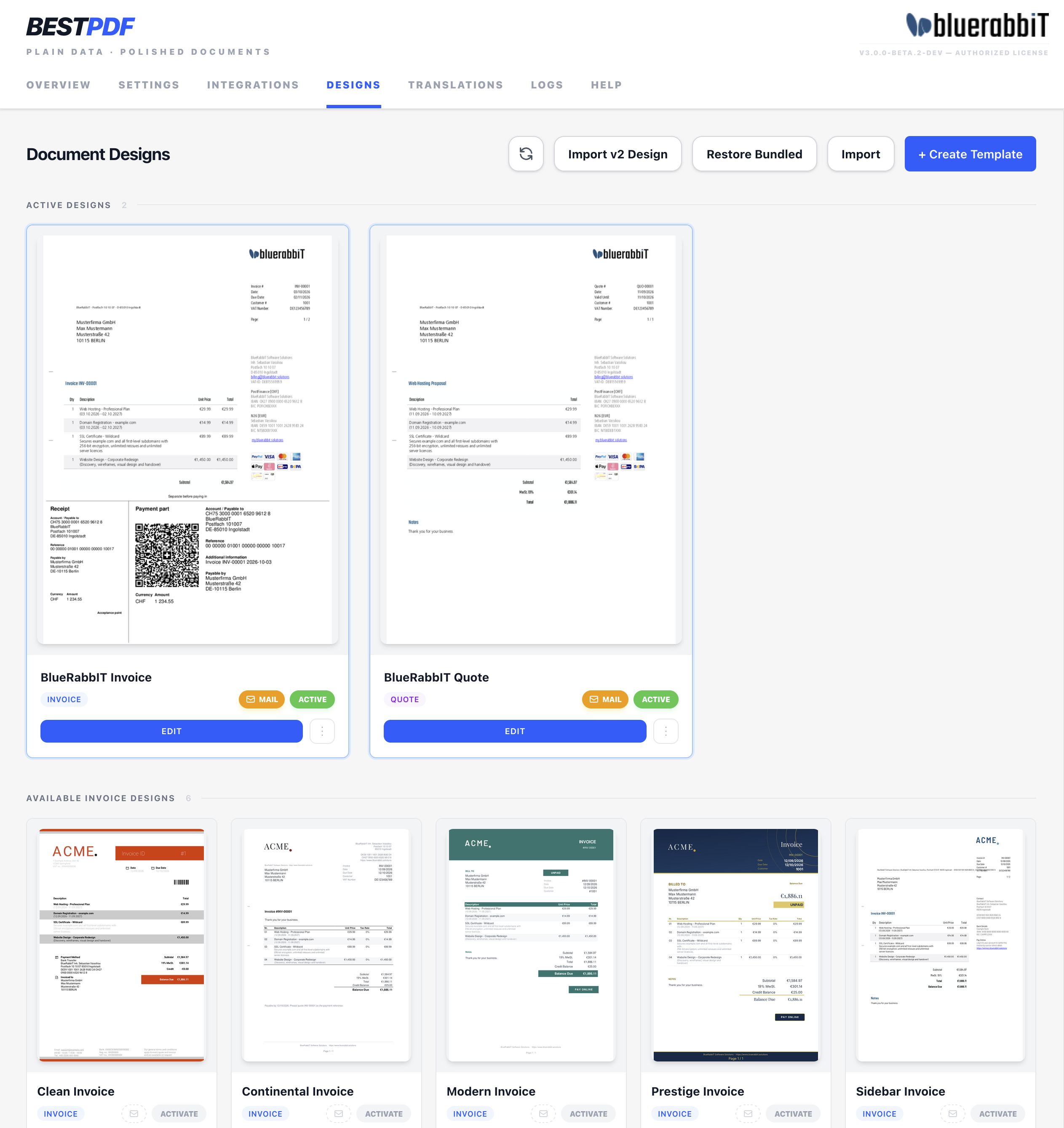 Designs
