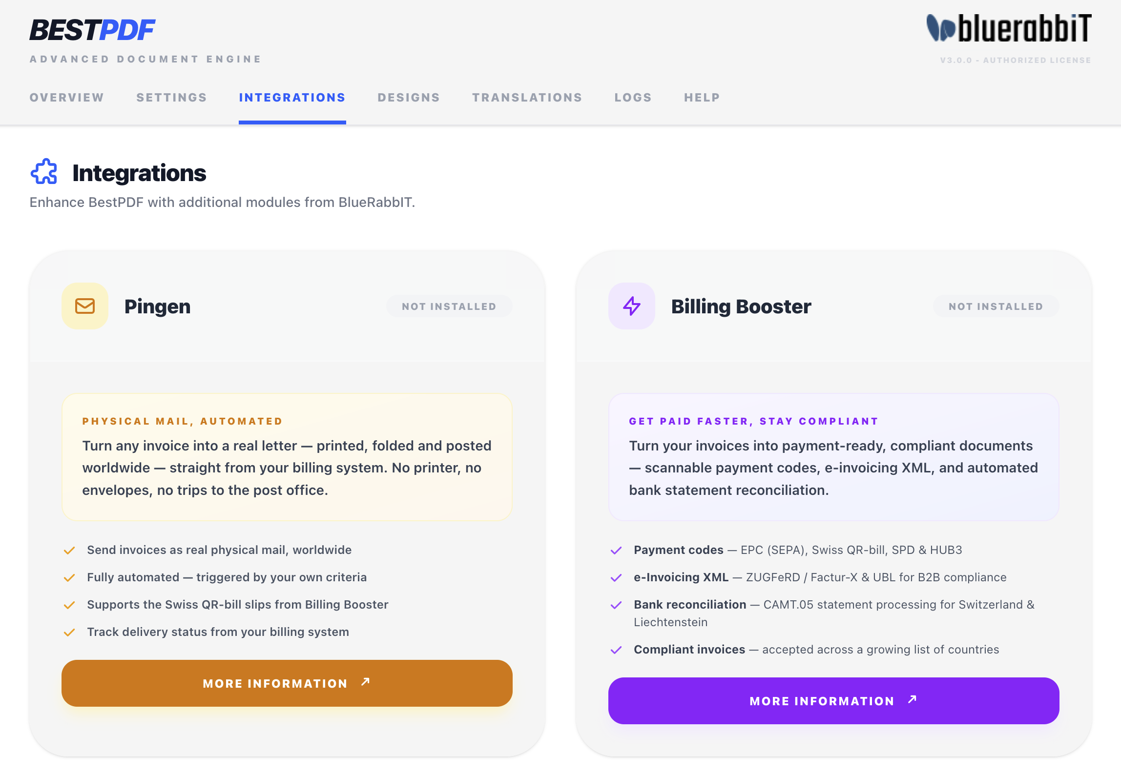 Integrations